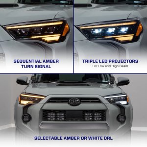 Toyota 4Runner Headlights - FORM Lighting - Sequential LED Projector - `14-`24
